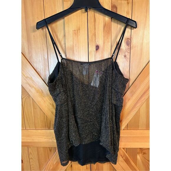 Deb black gold metallic Cami size 2X NWT (0812) - Picture 4 of 4
